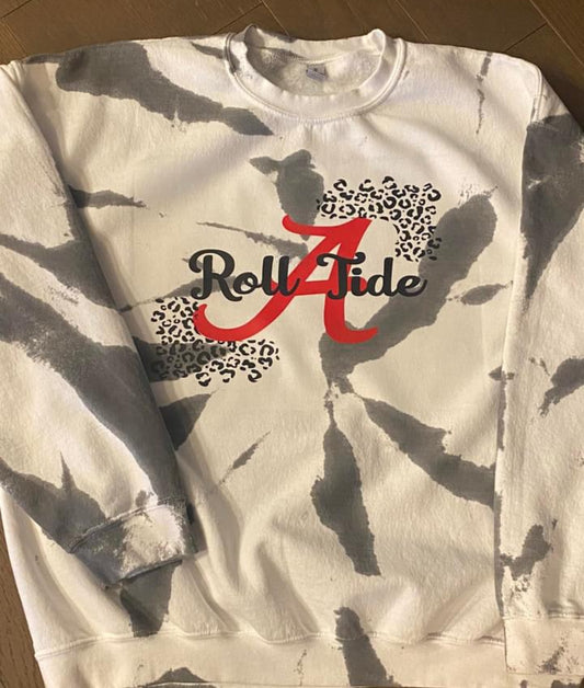 Roll Tide painted design