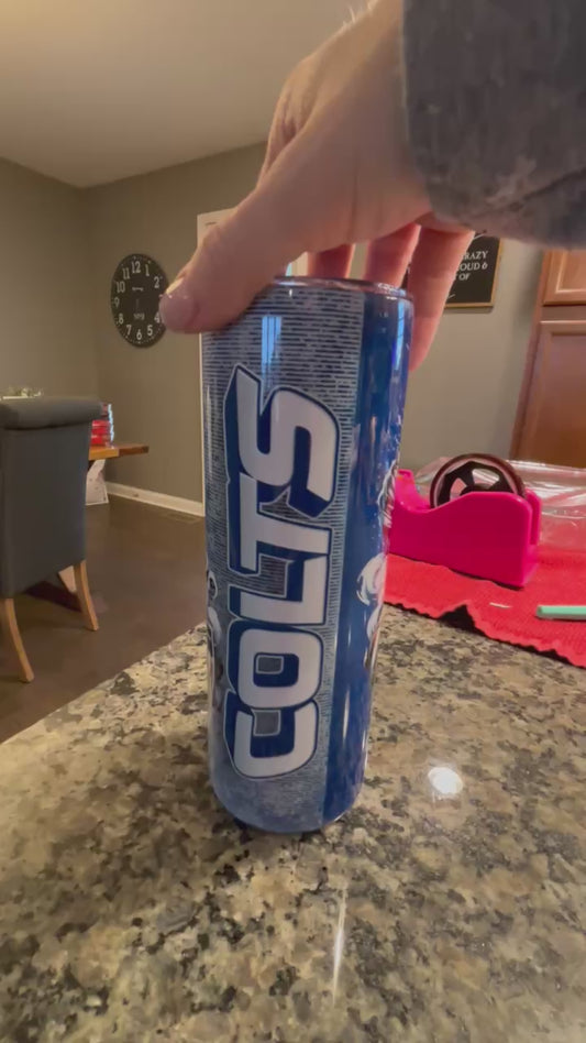 Colts Skinny Tumbler