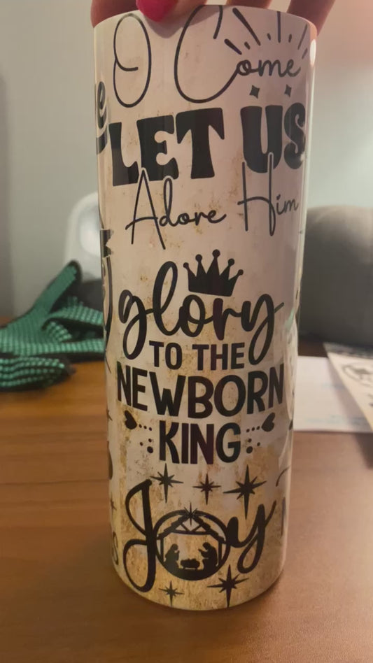 Holy Night - Skinny Tumbler